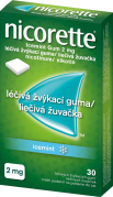 Nicorette® Icemint Gum 2 mg léčivá žvýkací guma, 30 žvýkaček