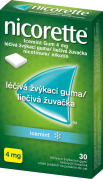Nicorette® Icemint Gum 4 mg léčivá žvýkací guma, 30 žvýkaček