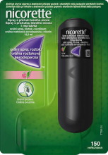 Nicorette® Spray s příchutí lesního ovoce 1 mg/dávka orální sprej, roztok